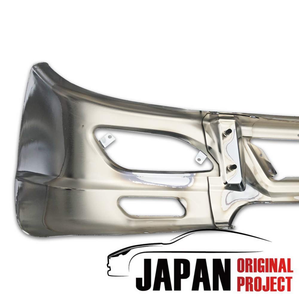 日野 いすゞ ふそう 汎用 2t ワイド メッキ バンパー エアダム 一体